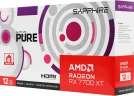 Видеокарта Sapphire PCI-E 4.0 11335-03-20G PURE RX 7700 XT GAMING OC AMD Radeon RX 7700XT 12Gb 192bit GDDR6 2226/18000 HDMIx2 DPx2 HDCP Ret