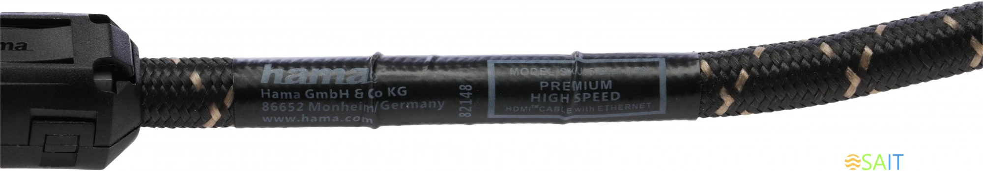 Кабель аудио-видео Hama Premium HDMI (m)/HDMI (m) 1.5м. феррит.кольца позолоч.конт. черный 5зв (00205025)