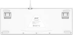 Клавиатура Acer OKW305 механическая белый USB for gamer LED (ZL.KBDCC.01W)