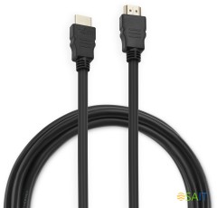 Кабель аудио-видео Buro HDMI 2.0 HDMI (m)/HDMI (m) 1.8м. позолоч.конт. черный (BHP HDMI 2.0-1.8)