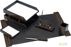 Настольный набор Good Sunrise 6FE-1A (6 предметов) черное дерево дерево/МДФ черный