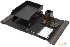 Настольный набор Good Sunrise 6FE-1A (6 предметов) черное дерево дерево/МДФ черный