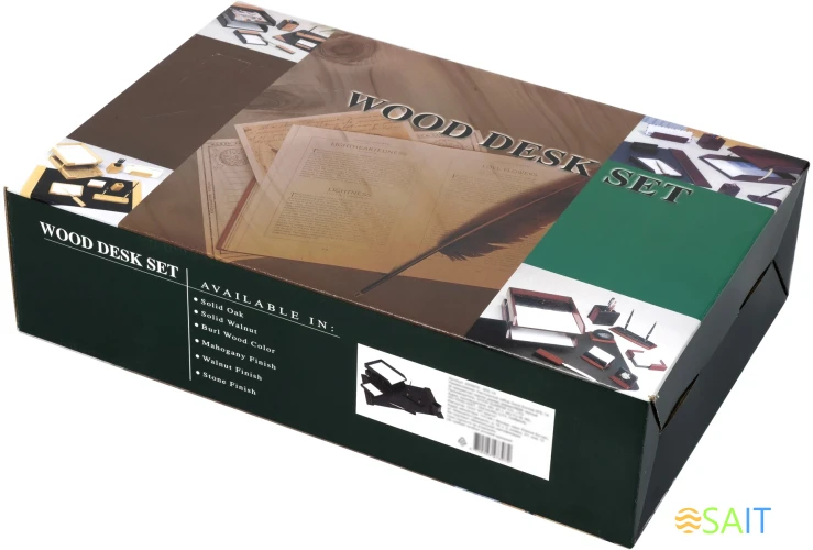 Настольный набор Good Sunrise 6FE-1A (6 предметов) черное дерево дерево/МДФ черный