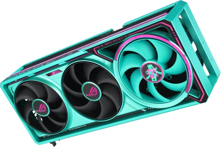 Видеокарта Asus PCI-E 5.0 ROG-ASTRAL-RTX5080-O16G-MIKU-W NVIDIA GeForce RTX 5080 16Gb 256bit GDDR7 2760/30000 HDMIx2 DPx3 HDCP Ret