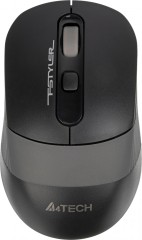 Мышь A4Tech Fstyler FG10S черный/серый оптическая 2000dpi silent беспров. USB для ноутбука 4but (FG10S GREY)