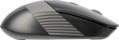Мышь A4Tech Fstyler FG10S черный/серый оптическая 2000dpi silent беспров. USB для ноутбука 4but (FG10S GREY)