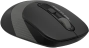 Мышь A4Tech Fstyler FG10S черный/серый оптическая 2000dpi silent беспров. USB для ноутбука 4but (FG10S GREY)