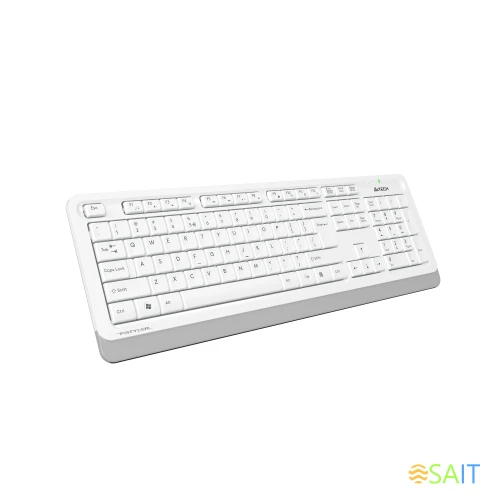 Клавиатура + мышь A4Tech Fstyler FG1010 клав:белый/серый мышь:белый/серый USB беспроводная Multimedia (FG1010 WHITE)