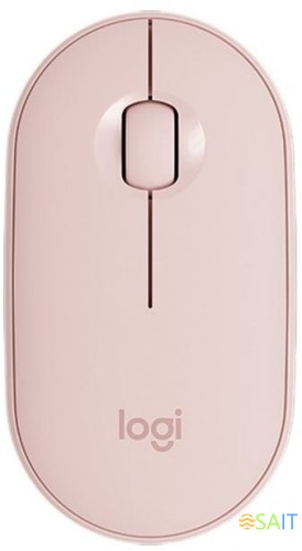 Мышь Logitech Pebble M350 розовый оптическая 1000dpi беспров. BT USB 2but (910-005575)