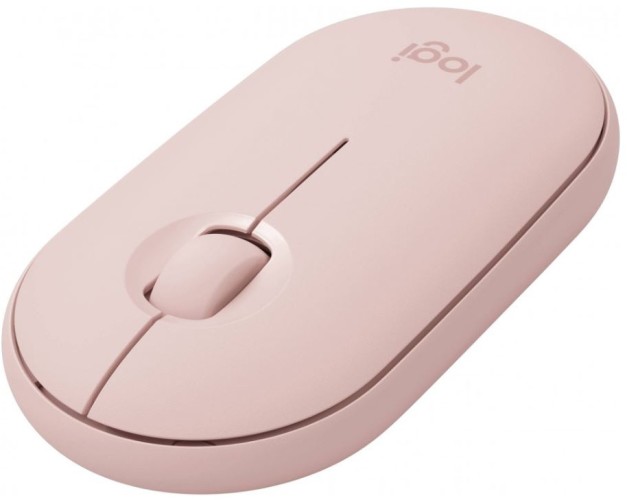 Мышь Logitech Pebble M350 розовый оптическая 1000dpi беспров. BT USB 2but (910-005575)