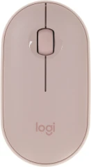 Мышь Logitech Pebble M350 розовый оптическая 1000dpi беспров. BT USB 2but (910-005575)