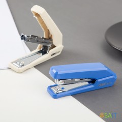 Степлер Deli E0271 Essential N10 (15листов) ассорти 50скоб закрытый коробка