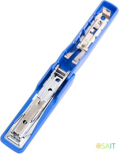 Степлер Deli E0271 Essential N10 (15листов) ассорти 50скоб закрытый коробка