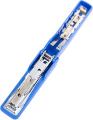 Степлер Deli E0271 Essential N10 (15листов) ассорти 50скоб закрытый коробка