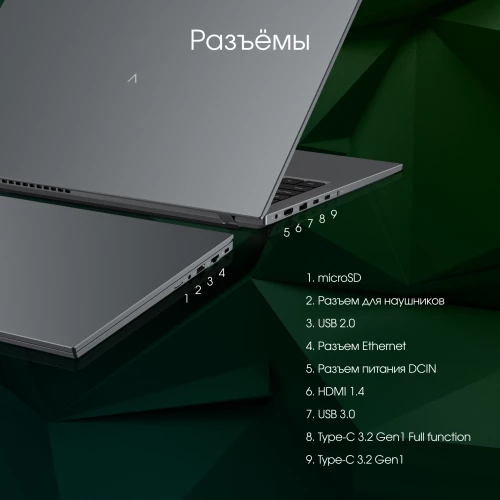 Ноутбук Digma Pro Fortis M Core i3 10110U 16Gb SSD512Gb Intel UHD Graphics 15.6" IPS FHD (1920x1080) Windows 11 Pro grey WiFi BT Cam 4250mAh (DN15P3-ADXW02)