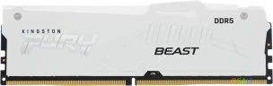 Память DDR5 32GB 5200MHz Kingston KF552C36BWEA-32 Fury Beast White Expo RGB RTL Gaming PC5-41600 CL36 DIMM 288-pin 1.25В kit single rank с радиатором Ret