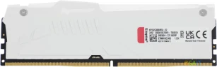 Память DDR5 32GB 5200MHz Kingston KF552C36BWEA-32 Fury Beast White Expo RGB RTL Gaming PC5-41600 CL36 DIMM 288-pin 1.25В kit single rank с радиатором Ret