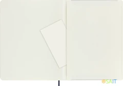 Блокнот Moleskine CLASSIC SOFT QP621B20 XLarge 190х250мм 192стр. линейка мягкая обложка синий сапфир