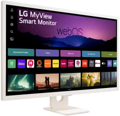 Монитор LG 31.5&quot; MyView 32SR50F-W белый IPS LED 16:9 HDMI M/M матовая 250cd 178гр/178гр 1920x1080 60Hz FHD USB 6.6кг