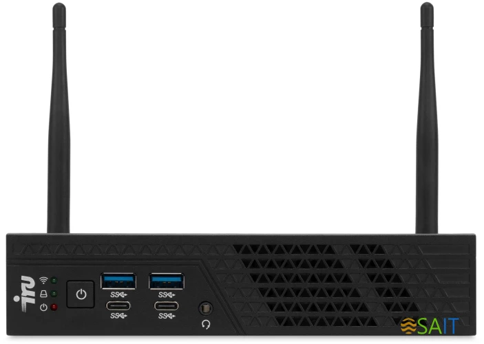 Неттоп IRU 310H6ITF i5 12400 (2.5) 16Gb SSD512Gb UHDG 730 Windows 11 Professional GbitEth BT черный (2031374)