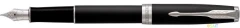 Ручка перьев. Parker Sonnet Core F529 (1931521) Matte Black CT F сталь нержавеющая подар.кор.