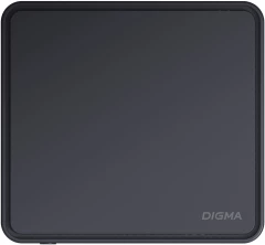 Неттоп Digma Mini Office Cel N4020 (1.1) 4Gb SSD128Gb UHDG 600 CR Windows 11 Professional GbitEth WiFi BT 36W черный (DPCN-4BXW01)