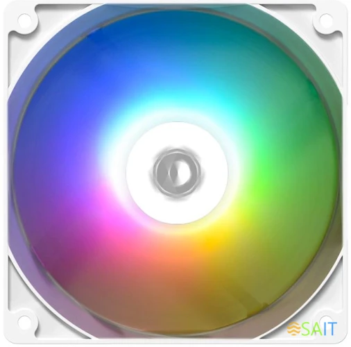 Вентилятор для корпуса ID-Cooling XF-120 ARGB 120х120x25 белый 4-pin 30.5дБ (XF-120-ARGB-W) Ret