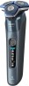 Бритва роторная Philips S7882/55 реж.эл.:3 питан.:аккум. синий/серебристый