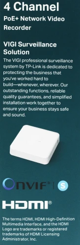 Видеорегистратор TP-Link NVR VIGI NVR1104H-4P