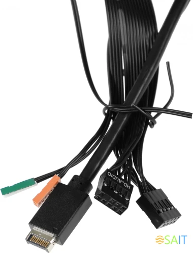 Корпус Formula Air Mesh G1 черный без БП mATX 1x80mm 2xUSB2.0 audio