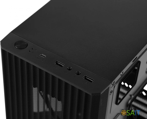 Корпус Formula Air Mesh G1 черный без БП mATX 1x80mm 2xUSB2.0 audio