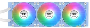 Система водяного охлаждения Thermaltake TH360 V2 Ultra ARGB Soc-AM5/AM4/1200/1700/1851 голубой 4-pin 25.8dB Al+Cu LCD Ret (CL-W420-PL12BU-A)