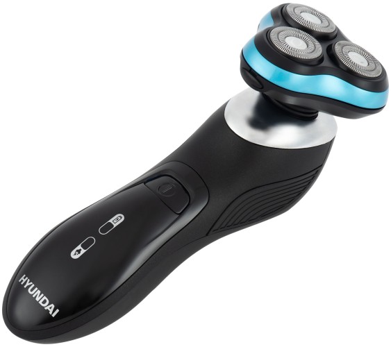 Бритва роторная Hyundai H-SH8085 реж.эл.:3 питан.:аккум. черный