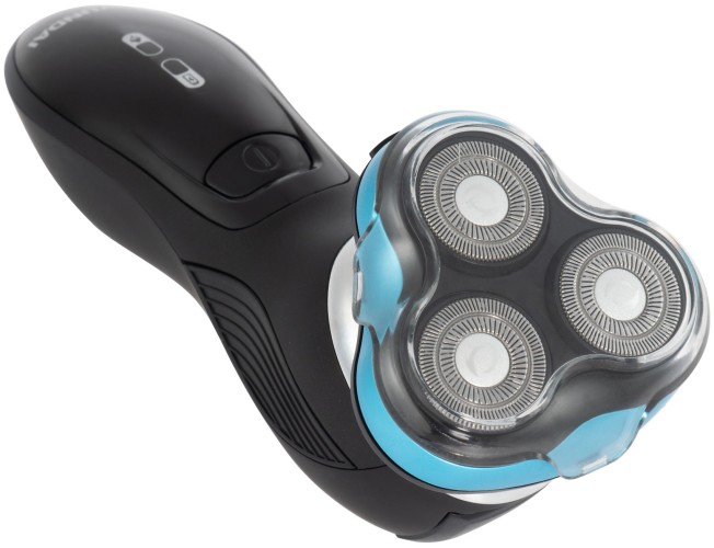 Бритва роторная Hyundai H-SH8085 реж.эл.:3 питан.:аккум. черный