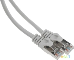 Патч-корд Premier PP22-0.5M 1000Гбит/с FTP 4 пары cat.5E CCA molded 0.5м серый RJ-45 (m)-RJ-45 (m)