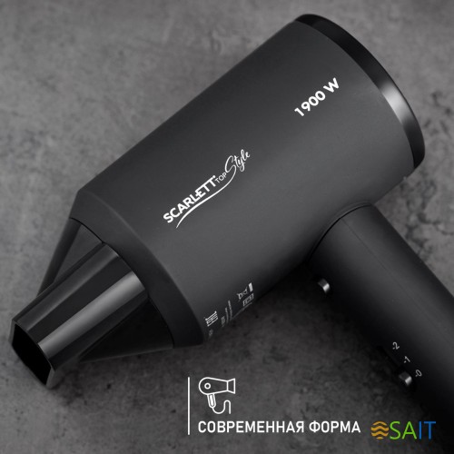 Фен Scarlett SC-HD70I37 1900Вт черный
