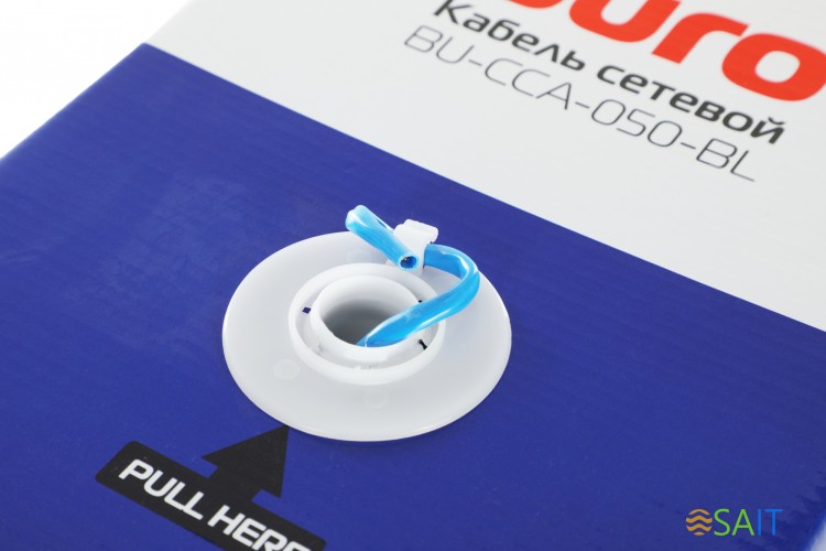 Кабель сетевой Buro BU-CCA-050-BL UTP 4 пары cat.5E solid 0.50мм CCA 305м синий