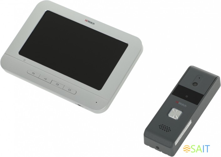 Комплект домофона HiWatch DS-D100KF белый