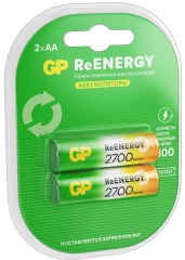 Аккумулятор GP 270AAHCRGY-2CRCB2 AA NiMH 2650mAh (2шт)