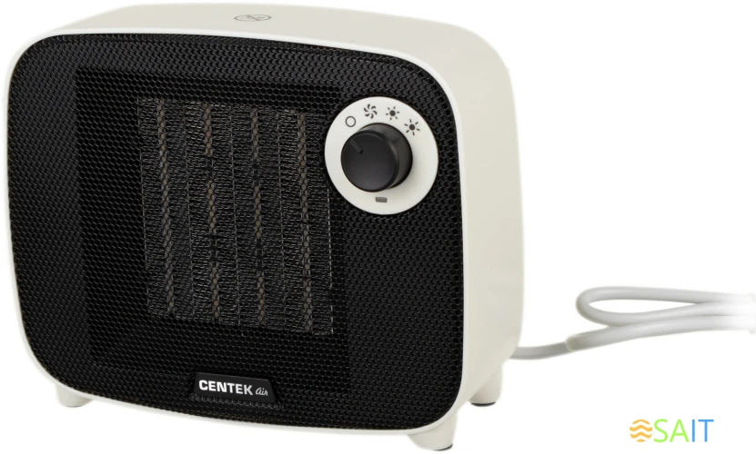 Тепловентилятор Centek CT-6023 1500Вт белый/черный