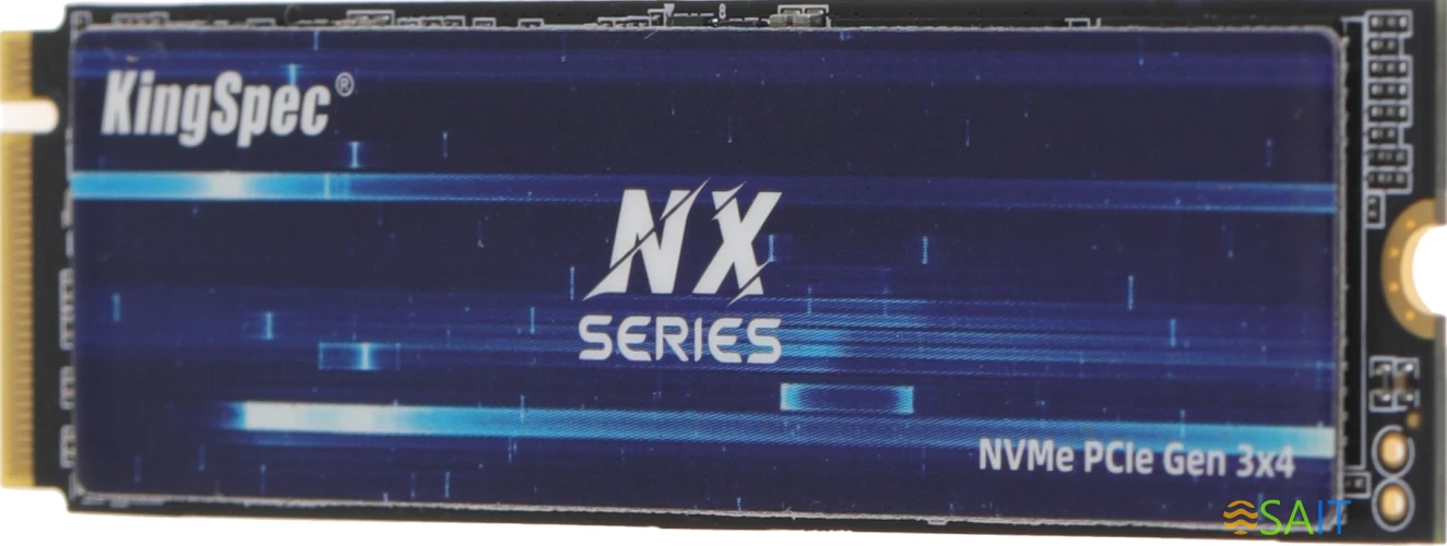 Накопитель SSD Kingspec PCIe 3.0 x4 1TB NX-1TB M.2 2280 0.9 DWPD