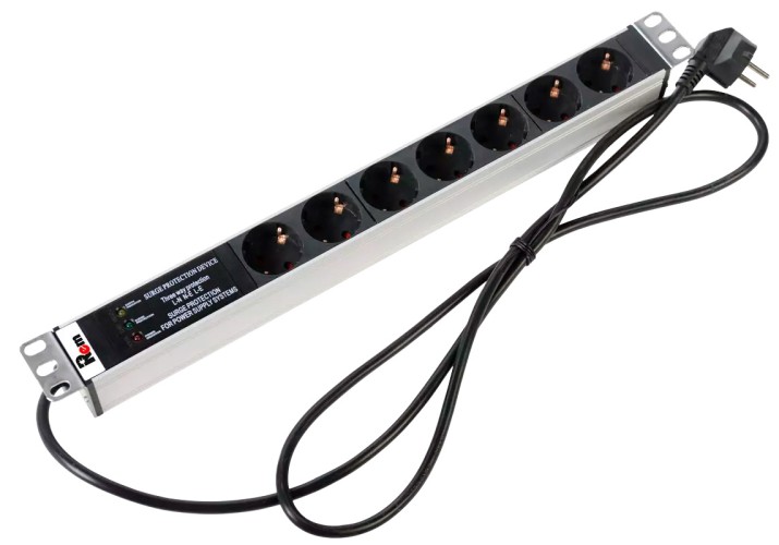 Блок распределения питания Rem R-16-7S-FI-440-3 гор.размещ. 7xSchuko базовые 16A Schuko 3м