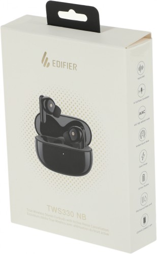 Гарнитура внутриканальные Edifier TWS330 NB черный беспроводные bluetooth в ушной раковине