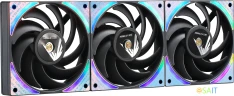 Вентилятор для корпуса Formula Air Bridge Plus ARGB 120х120x25 черный 4-pin 27.2дБ (упак.:3шт) (AIR BRIDGE PLUS BK) Ret