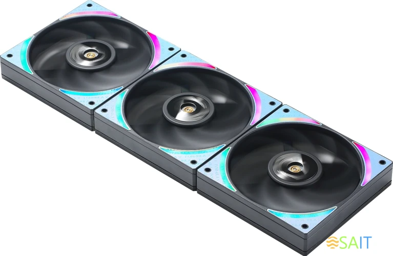 Вентилятор для корпуса Formula Air Bridge Plus ARGB 120х120x25 черный 4-pin 27.2дБ (упак.:3шт) (AIR BRIDGE PLUS BK) Ret