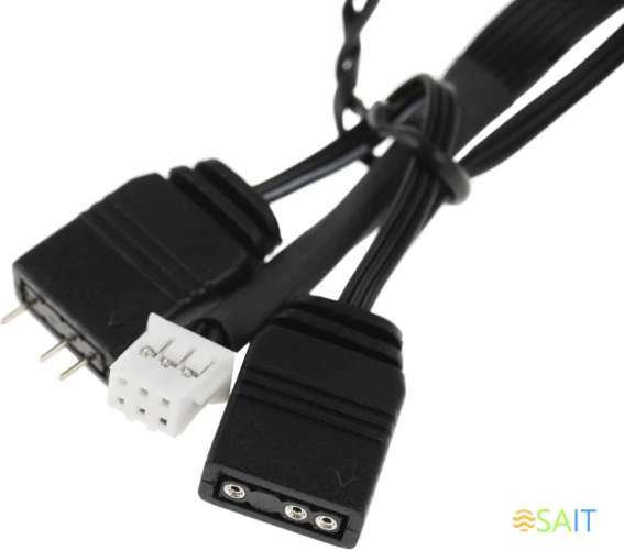 Вентилятор для корпуса Formula Air Bridge Plus ARGB 120х120x25 черный 4-pin 27.2дБ (упак.:3шт) (AIR BRIDGE PLUS BK) Ret