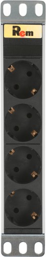 Блок распределения питания Rem R-10-4S-220-Z гор.размещ. 4xSchuko базовые 10A C14
