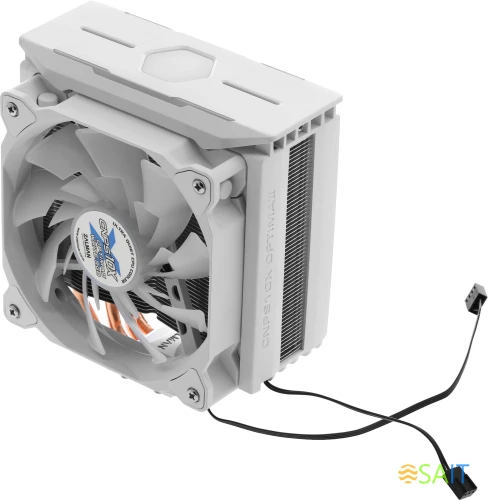 Устройство охлаждения(кулер) Zalman CNPS10X Optima II RGB Soc-AM5/AM4/1200/1700/1851 белый 4-pin 17-27dB Al+Cu 180W 740gr Ret (CNPS10X OPTIMA II WHITE RGB)