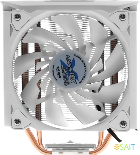 Устройство охлаждения(кулер) Zalman CNPS10X Optima II RGB Soc-AM5/AM4/1200/1700/1851 белый 4-pin 17-27dB Al+Cu 180W 740gr Ret (CNPS10X OPTIMA II WHITE RGB)