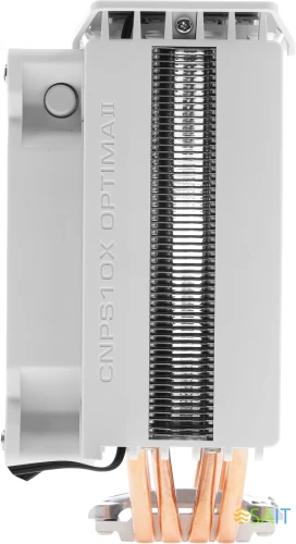 Устройство охлаждения(кулер) Zalman CNPS10X Optima II RGB Soc-AM5/AM4/1200/1700/1851 белый 4-pin 17-27dB Al+Cu 180W 740gr Ret (CNPS10X OPTIMA II WHITE RGB)